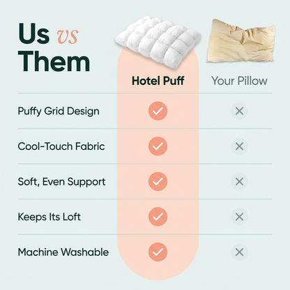 Hotel Puff Pillow
